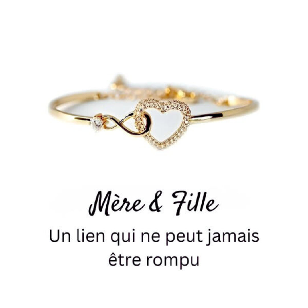 Coeur Infini | Bracelet Mère-Fille