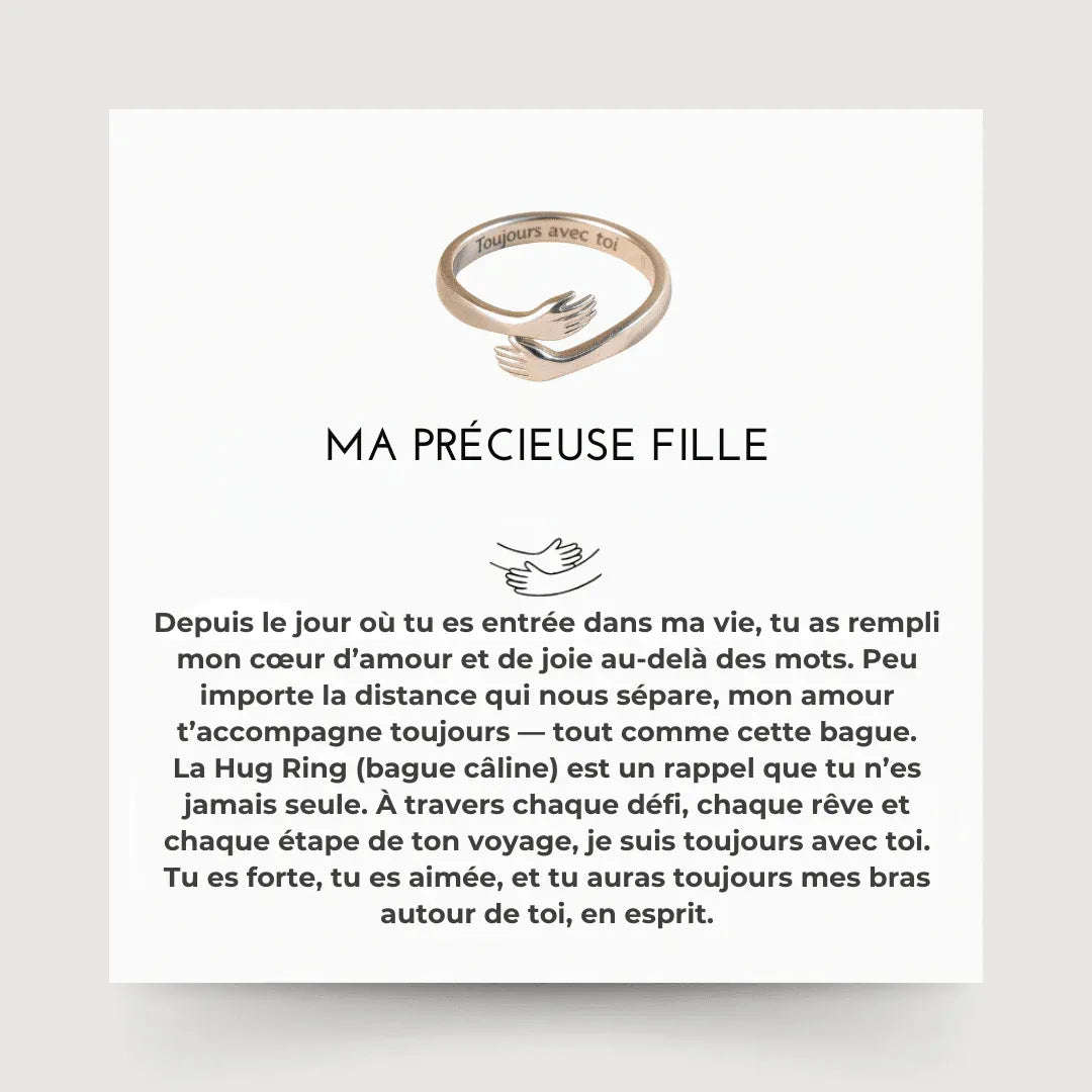 Ma précieuse fille - Bague câline