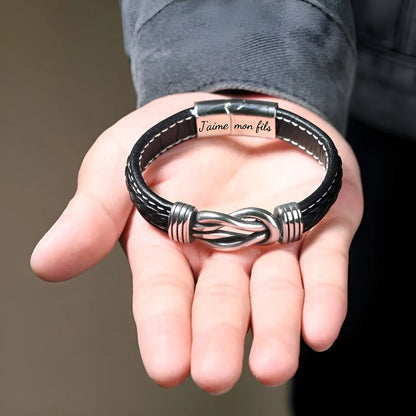 Bracelet Infini - À mon Fils chéri