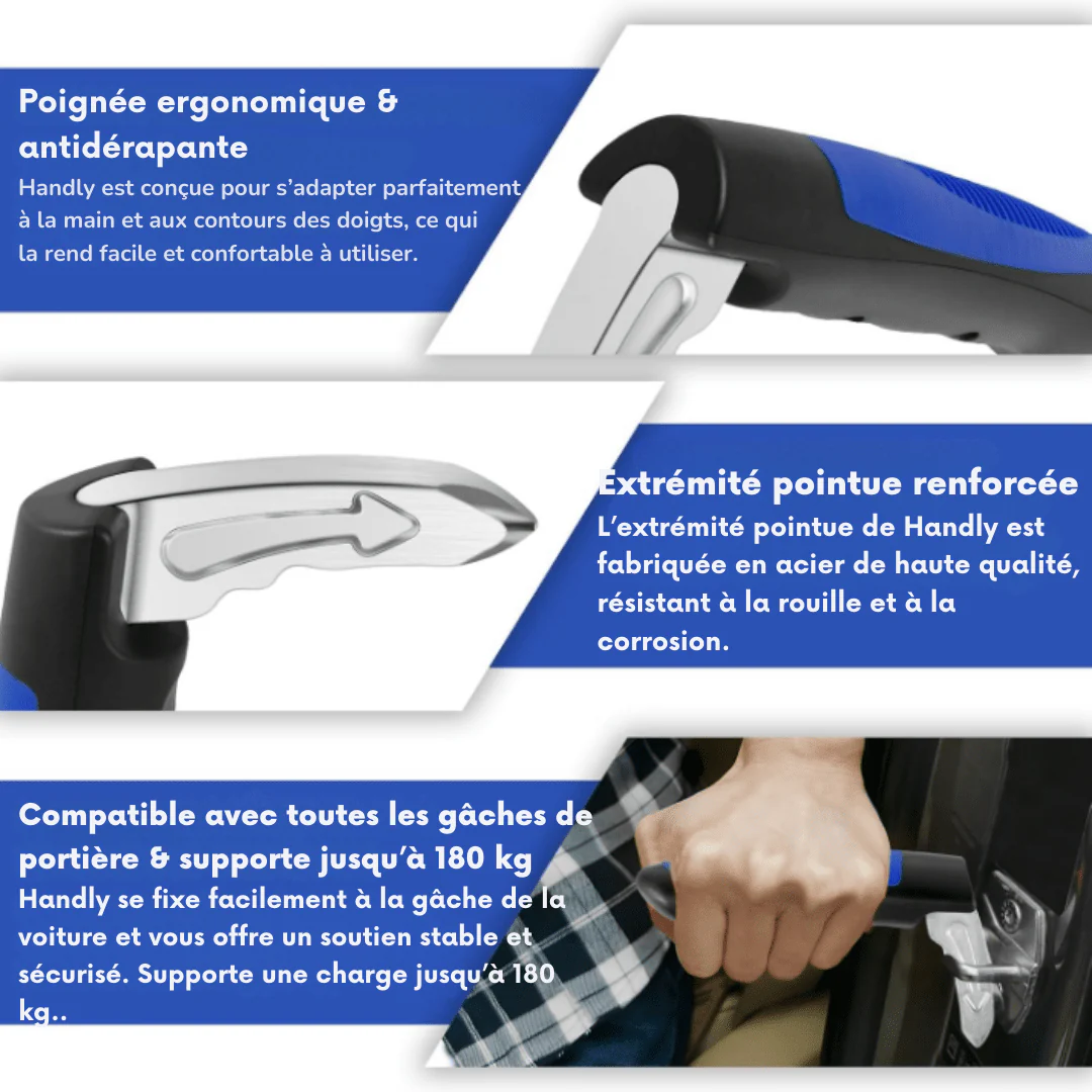 HandlyGrip™ – Poignée d’aide voiture